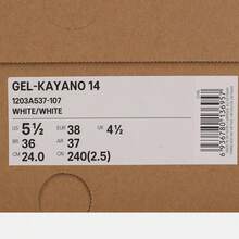 Asics Uniseksowe buty do biegania GEL-KAYANO 14 Low-Top 1203A537-107