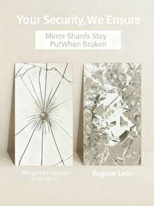 1件套奢华法式ins风全身不对称穿衣镜，复古卧室试衣镜 - A款全身鏡胡桃色 - 查看 2