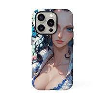 1 Funda de Teléfono Anime P Piece Nico Robin para 17 16 15 14 13 12 11 Pro Max Plus - z6 - Ver 10