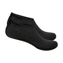 Unisex Water Shoes Slip On Aqua Socks Swim Surf Diving Yoga Exercise Reef Shoes - màu đen - Xem 2