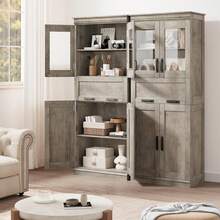 Freestanding Wine Racks & Cabinets - Grey - View 4