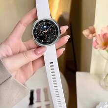 1PC Magnetic Breathable Soft Sport Silicone Watch Strap Compatible With Samsung Galaxy Watch 8 Classic 40mm 44mm 46mm - Watch8/8Classic - View 5