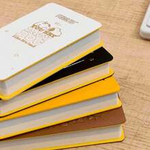 1pc Hot Selling Meiman Peanut Comics Cartoon Anime Periphery, Meiman Comes With A Pen Slot, Portable Small Notebook, High Appearance Homework Book, Student Specific Recording Homework, Portable Notebook, Small Gifts, Small Gifts For Friends And Family,New Year's Gift, Valentine's Day Gift, Easter Gift,Stochastic Style - Multicolor - View 4