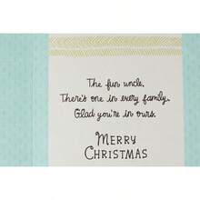 MX   Hallmark - Tarjeta de Navidad para tío árboles de pino y ciervos - Pinosyciervos - Ver 3