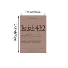 Tranh treo tường khổ 1/3 màu cà phê sữa, chủ đề Thiền định, kèm câu Kinh Thánh | Trang trí tôn giáo hiện đại, phù hợp cho phòng ngủ, phòng khách hoặc văn phòng, tranh Kinh Thánh tối giản, quà tặng cho phái nữ, không khung. - Nhiều màu - Xem 15