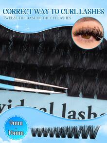 CMAYOME 320 قطعة رموش صناعية تأثير مكياج عيون ثلاثية الأبعاد، طقم إطالة الرموش بأنماط مختلطة مع لاصق وختم، ملقاط وفرش للمبتدئين، مجموعة رموش كثيفة وفاخرة مع غراء الإطالة، أعواد مسكرة، مشبك رموش، مكياج جمالي لتكبير العيون، خليط واقعي من رموش DIY للاستخدام اليومي/الثقيل/الخفيف/المسرح - متعدد الألوان - مشاهدة 11