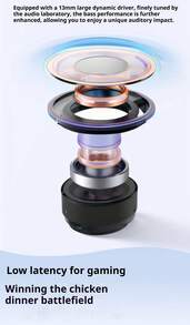 Lenovo TA210 Wireless Bluetooth Earphones - Long Battery Life, In-Ear Sports, ENC, Four-Microphone Intelligent Call Noise Cancellation, White/Moon Rock White, Black - Gift Design