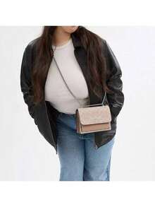 Coach Klare 25 Medium Women's Crossbody Bag, Flap Handbag With Chain Shoulder Strap - Volcanic Gray - View 4