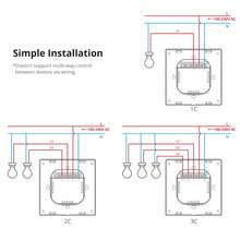 SONOFF Matter Smart Light Switch, 2.4GHz WiFi Switch, Neutral Wire Required, Alexa Compatible, 1 Gang M5-1C-80W - White - View 10