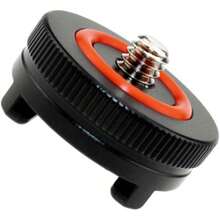 Adaptador de zapata caliente para cámara DSLR con tornillo de montaje de tornillo de trípode  de 1/4 pulgadas para cámaras DSLR, luz intermitente de video - 1 - Ver 4