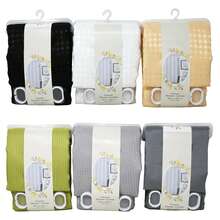Solid Polyester Shower Curtain With Hooks 180cm X 180cm, Waterproof Bathroom Curtain Set With Auxiliary Hooks, Washable Polyester Fabric Bathroom Curtain (71x71 In) - Teal - 查看 3