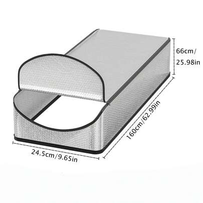 1 Set High Quality Attic Stair Insulation Cover Kit, Flame Resistant Attic Door Insulation, Attic Hatch Insulation, Easy Install Tent Stair Insulation Cover, Reduce Heat Loss, Save Energy