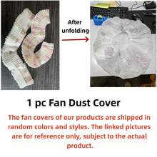 5个中号风扇防尘罩,使用方便,可水洗,收纳紧凑,适用于教室、办公室、宿舍、卧室、客厅、影院等场所,集尘配件,防尘产品 - 圣诞礼物,生日礼物 - 彩色 - 查看 18