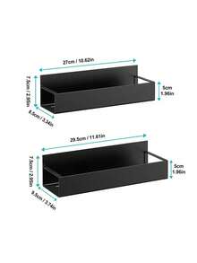 Magnetic Spice Rack, Refrigerator Magnetic Storage Rack, Spice Jar Organizer, Refrigerator Condiment Organizer, Kitchen Storage Rack - Multicolor - View 15