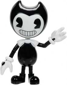TendenciaBendy and The Ink Machine Bendy - Figura de acción con Libro de 5 Pulgadas de Wave 2Calidad premium - Bendy con caballo mecedor y proyector - Ver 14