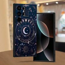 Stylish Zodiac Tarot Card Pattern Popularity Drop-Proof Phone Case, Comfortable Grip, Suitable For And Galaxy Christmas Gift, New Year's Present For Friends, Family, Boyfriend, Girlfriend,Suitable For IPhone 17 Air,IPhone16/IPhone15/XR/7p8p/P12promax/P13promax/P14PROMAX/P13/P14/P11/P12/P14, XS/S/XSMAX/, Cute & Fashionable Thick Protective Cover - 黑色 - 查看 7