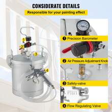 Paint Spray Guns And Accessories - Silver - View 6