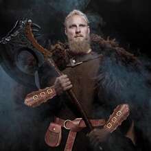 Renaissance Accessories Men Women Viking Medieval Belt Pouch Leather Bracers Viking Costume Men Accessories For Halloween - ColorB - 查看 6