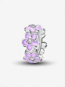 1pc Fashionable Flower & Butterfly Beaded Pendant, Suitable For Women's Bracelet/Bangle DIY Jewelry Making And Daily Outfit Matching, An Ideal Accessory For Girls - Beads - View 18