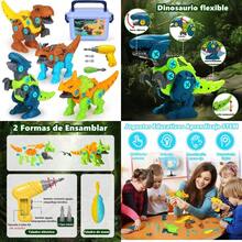 Juguete de Dinosaurio para Niños4P DIY Take Apart Dinosaurio Juguetes con Taladro Electrico y Caja de Almacenaje Juego de Construccion Educativos STEM Regalos de Cumpleaños Navidad Pascua para NiñosConveniente y duradero,Los favoritos de los niños - Multicolor - Ver 1