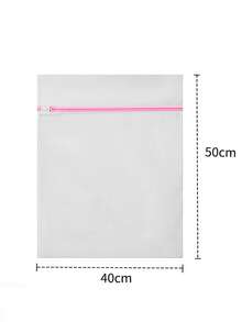 High Quality Mesh Laundry Bag With Zipper, Travel Storage Bag, Clothing Wash Bag. Suitable For Washing Clothes Including Shirts, Bras, Socks, Stockings, Underwear And Intimate Apparel. Essential Laundry Bag For Home, Travel And Dorm Life. - Pink - View 7