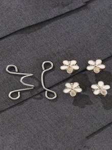 1件装无缝裤夹和帽夹 - 隐形可调节腰带，无扣袖口固定器，可拆卸可调节通用金属扣多功能配件 - 彩色 - 查看 5