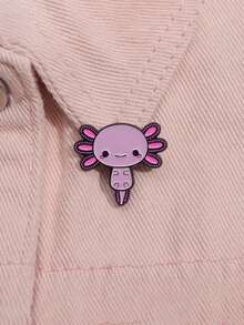 Cute Cartoon Salamander Shaped Enamel Brooch, Clothing Accessories Or Women's Packaging Accessories, Student Backpack Badges, Jacket Accessories, Fun Birthday Gifts - Multicolor - View 7
