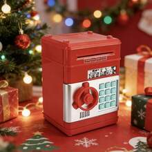 1 Oversized ATM With Password For People Cartoon Savings, Cash And Coins Coin Bank, Best Birthday Gifts Christmas Gifts - 彩色 - 查看 12