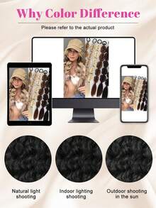 2条20英寸长辫子马尾假发，泡泡辫合成自然染色扭辫扎辫子脏辫双灯笼马尾 - 彩色 - 查看 11