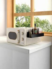 1 pieza Estante magnético lateral para refrigerador - Diseño de adsorción magnética lateral potente, no se requiere perforación para la instalación, no dañará el refrigerador; se puede fijar firmemente usando una varilla fluorescente. - Multicolor - Ver 7