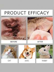 Pet Ear Care Solution, Gentle Daily Cleaning For Cat & Dog Ear Odor