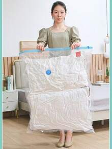 9 peças/Conjunto de Sacos de Armazenamento a Vácuo Transparentes, Sacos de Compressão a Vácuo Domésticos Modernos, Múltiplas Combinações Disponíveis, Para Roupas, Cobertores, Camisas, Acessórios de Viagem, Sacos de Poeira de Viagem Leves, Adequados para Viagem e Armazenamento Doméstico, Organizadores de Roupas à Prova de Poeira e Leves, Sacos Economizadores de Espaço