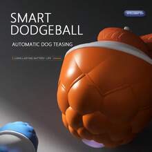 Interactive Dog Toy, Touch Sensing Moving Dog Ball, Automatic Rolling Ball Toy (Suitable For Puppies/Medium Dogs), Sound-Emitting Rolling Fun Ball, Durable Chew Toy, USB Rechargeable, Indoor Pet Rolling Game, Suitable For Small/Medium Dogs, Relieve Boredom And Stimulate Chewing Interest - Multicolor - View 7