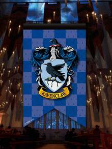 Harry Potter 1 lá cờ trang trí tường sân vườn, cờ đuôi én cổ điển sáng tạo của các nhà Gryffindor, Slytherin, Hufflepuff, Ravenclaw, trang trí tường theo chủ đề thế giới phù thủy, đồ trang trí sân vườn, trang trí tiệc lễ hội, biểu ngữ lễ hội, trang trí phòng [Được cấp phép chính thức] - Nhiều màu - Xem 7