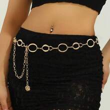 1pc Bohemian Style Asymmetrical Geometric Spiral Waist Chain - Waist Chain - View 12