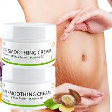 2支装 GZE 妊娠纹霜，柔滑肌肤霜，淡化产后妊娠纹和生长纹，富含乳木果油