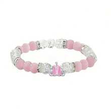 1set/2pcs Magnetic Couple Friendship Bracelets Holiday Gift Cartoon Character Wristwear Unisex New Year Gift Valentine's Day Gift - Multicolor - View 3