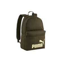 Puma Unisex Casual Travel Sports Zippered Large Capacity Backpack With Letter Print 091164-21 - Dark Green - View 5