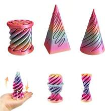 3 chiếc nón xoắn ốc, đồ chơi giảm căng thẳng hình xoắn ốc nhiều màu sắc, vật trang trí mini để bàn, thích hợp cho văn phòng, gia đình, tụ họp và phụ kiện chơi game. - Nhiều màu - Xem 8