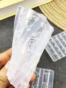 Long Silk Band Hand-Carved Bow, Mini Bow, Nail Carving Decoration Tool, Diy Nail Art Mold