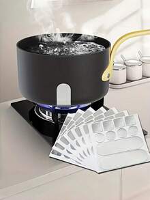 10片/50片/100片/200片装锅/桶裂缝修补贴，不锈钢锅修补贴，水桶修补贴，锅修补贴，实用锅桶修补胶带套装，防水、耐油、耐高温铝箔胶带，家居必备用品 - 彩色 - 查看 7