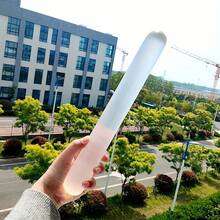 6-Inch Handcrafted Moroccan White Gypsum Sulfur Wand, Natural Mineral Sculpture For Home Decor, Spiritual And Aesthetic Enhancement, Ideal Gift - Natural Moroccan Sulfur Mineral Wand, Handcrafted Sculpture, NORTHLANDZ Selenite Crystal Massage Wand, White Healing Crystals For Anxiety Relief, Yoga, And Meditation - 5.5~6 Inch - View 7