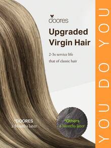 DOORES 50g 20pcs Tape In Hair Extensions 100% Real Human Remy Hair Chocolate Brown To Caramel Gold, Heat Friendly & Colorable Seamless Tape Adhesive Straight Skin Weft Tapeins For Thin Hair Woman Add Volume & Length, Easy To Apply Hair Transformation, Holds Up Well For Cosplay, Daily Use, Graduation, Anniversary, Holiday Hairstyles - S4/26/4 - View 3