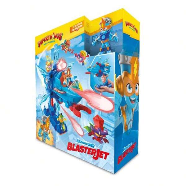 Superthings S Blaster Jet Figure. Rotating Projectile Magazine With 6 Projectiles. 39x33.5x13.5 Cm ✅ 24/48h Delivery To Mainland Spain - Character Figures - Magic Box - Ref. PSTSP112IN270