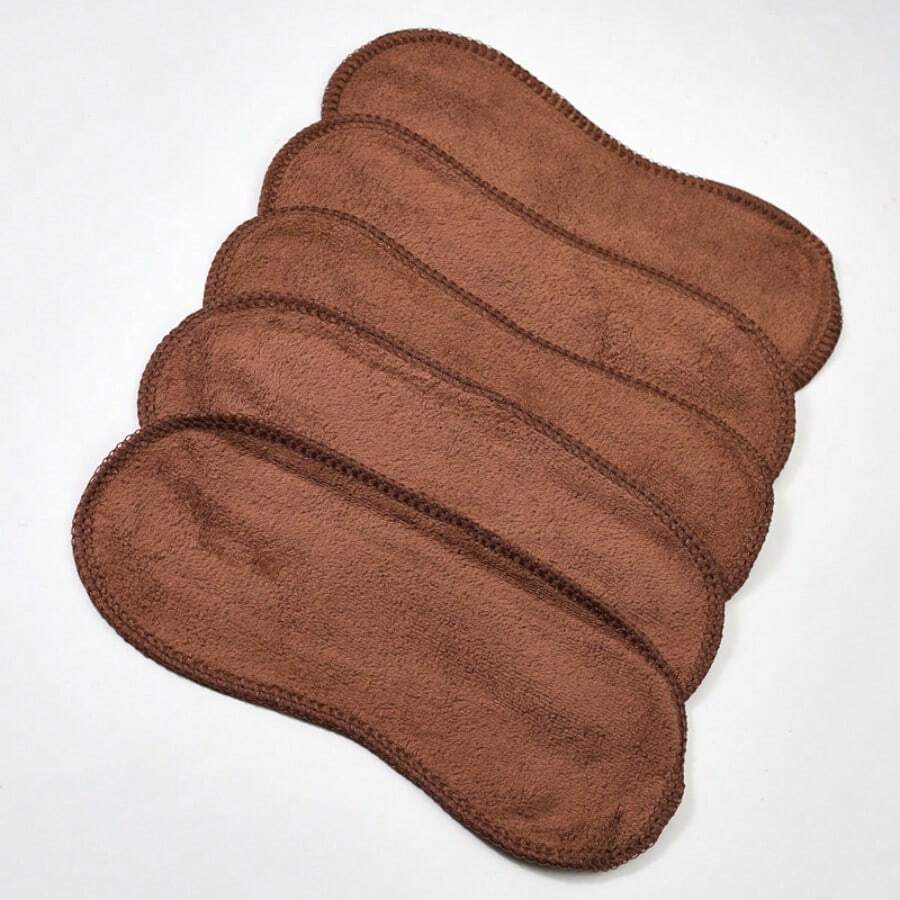 1/4pcs Professional Eyelash Extension Forehead Towel - Non-Slip Sweat-Absorbent Headband For Lash Artists, Glue-Resistant Salon Makeup Tool - Brown - View 1