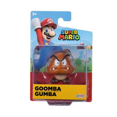 Jakks Pacific Nintendo World Super Mario 2.5 Inch Articulated Figure - Goomba - Series 13 - Mini Figure