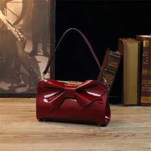 Minimalist Fashion Casual Bow Decor Women's Shoulder Bag, Detachable Strap, Romantic Ladies' Shoulder Bag, Best Gift For Girlfriend