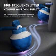Interactive Dog Toy, Touch Sensing Moving Dog Ball, Automatic Rolling Ball Toy (Suitable For Puppies/Medium Dogs), Sound-Emitting Rolling Fun Ball, Durable Chew Toy, USB Rechargeable, Indoor Pet Rolling Game, Suitable For Small/Medium Dogs, Relieve Boredom And Stimulate Chewing Interest - Multicolor - View 5