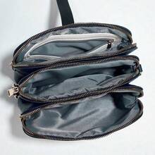 花卉图案女士单肩包，三口袋手拿包，休闲简约斜挎包，可调节肩带相机包手提包，大容量多功能，可装手机、钱包、钥匙、纸巾、口红等，适合日常出行，多种颜色可选，百搭风格，是理想的节日礼物，适用于派对、旅行、商务出行、郊游、户外活动等场合，是送给女性的节日好礼。 - 彩色 - 查看 6