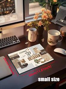 [HOT!!!] 1pc Soft Rubber Kitchen Mat, 3.5mm Thick Kitchen Rug, Retro Coffee Patchwork Style Absorbent Kitchen Floor Mat, Can Be Trimmed To Fit Kitchen Size, Surface Fabric Material, Middle Sponge Layer, Bottom Rubber Layer, Suitable For Kitchen Rugs, Kitchen Decor, Wedding Decor, Home Decor, Bathroom Mat, Entryway Mat, Laundry Room Mat, Hallway Carpet, Living Room Mat, Etc. - Multicolor - View 19